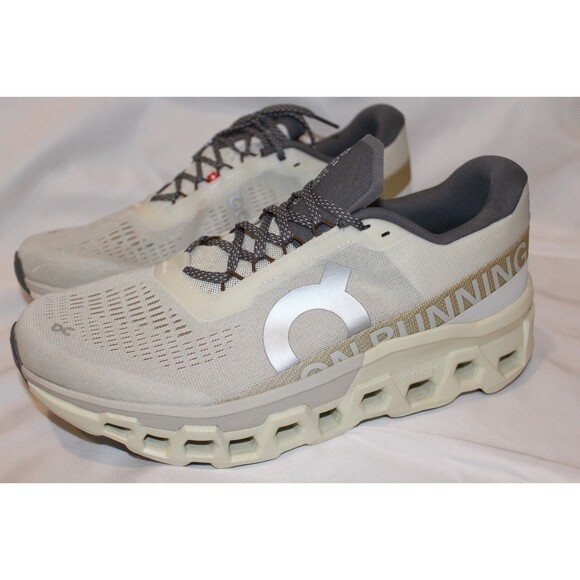 On Running Other - ON CLOUD MEN CLOUDMONSTER‎ 2 ATHLETIC RUNNING SHOES CREAM ICE NIB
